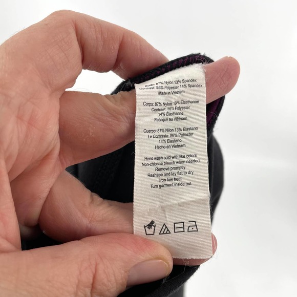 Alo Yoga Black Juneberry Pink High Rise Mesh Full Length Elevate Leggings Size S - Picture 9 of 10